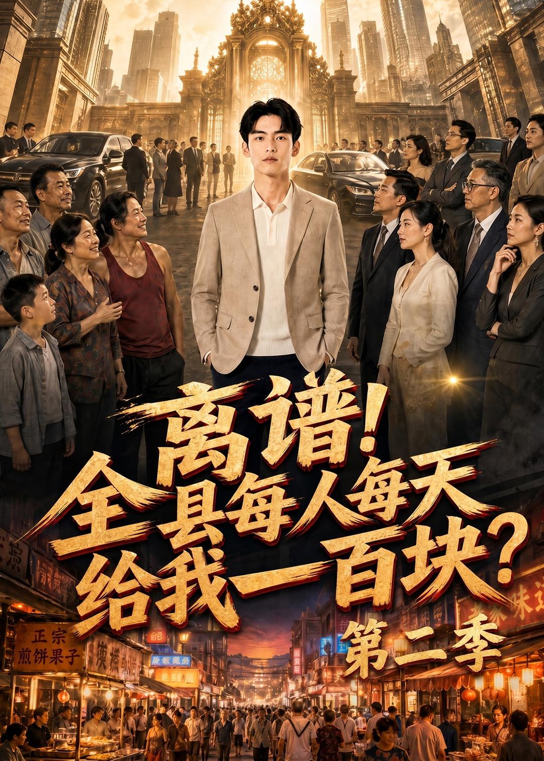 离谱!全县每人每天给我一百块?第二季 2026 短剧 海报