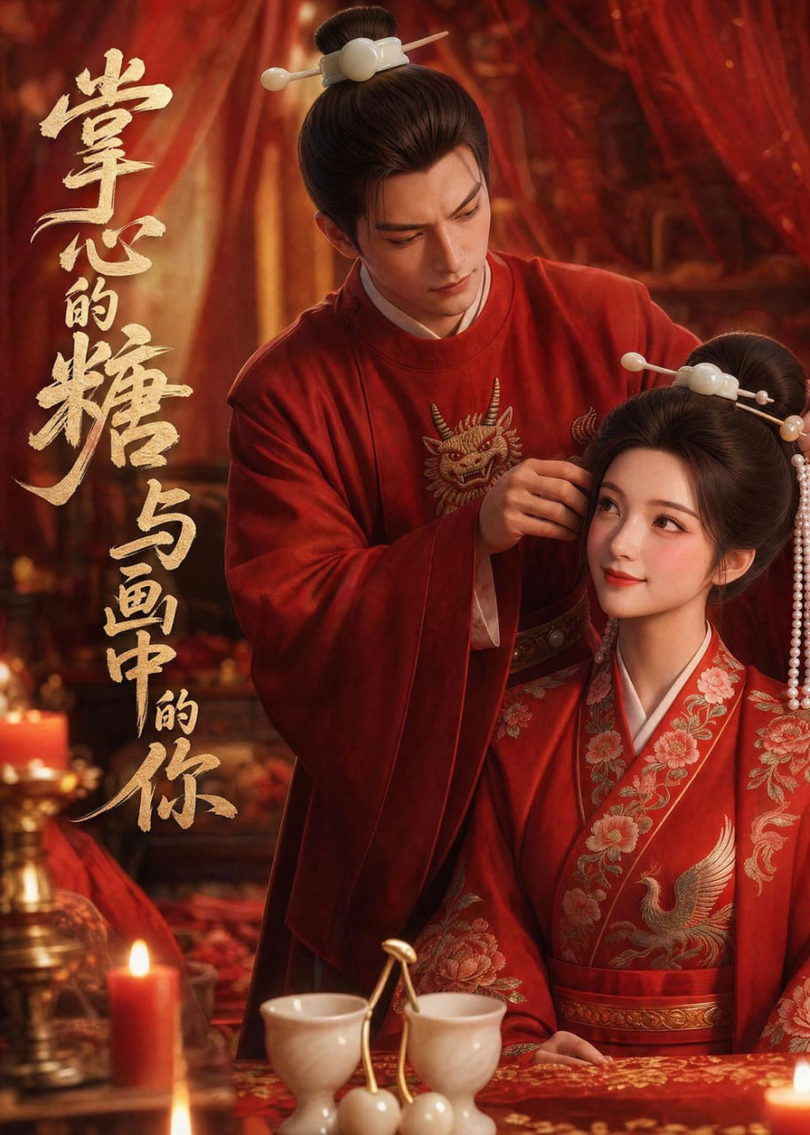 掌心的糖与画中的你 2026 短剧 海报