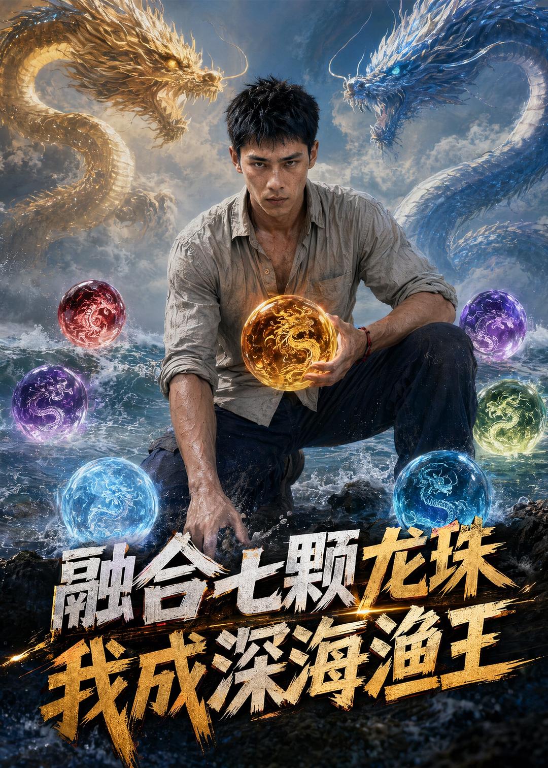 融合七颗龙珠，我成深海渔王 2026 短剧 海报