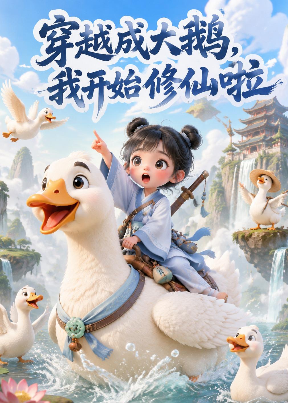 穿越成大鹅,我开始修仙啦 2026 短剧 海报