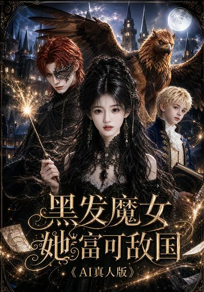 黑发魔女她富可敌国 AI 真人版 2026 短剧 海报