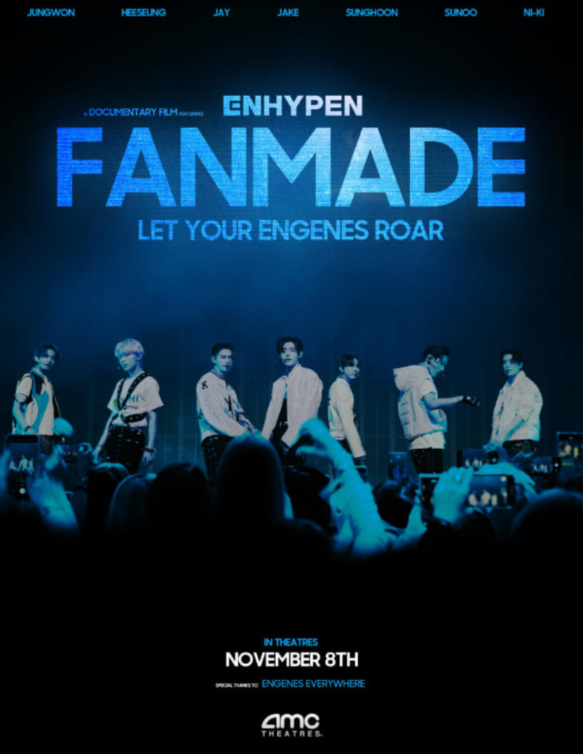 粉丝自制:Enhypen 2024 纪录片 海报