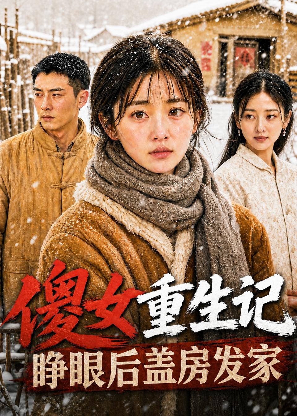 傻女重生记，睁眼后盖房发家 2026 动漫 海报