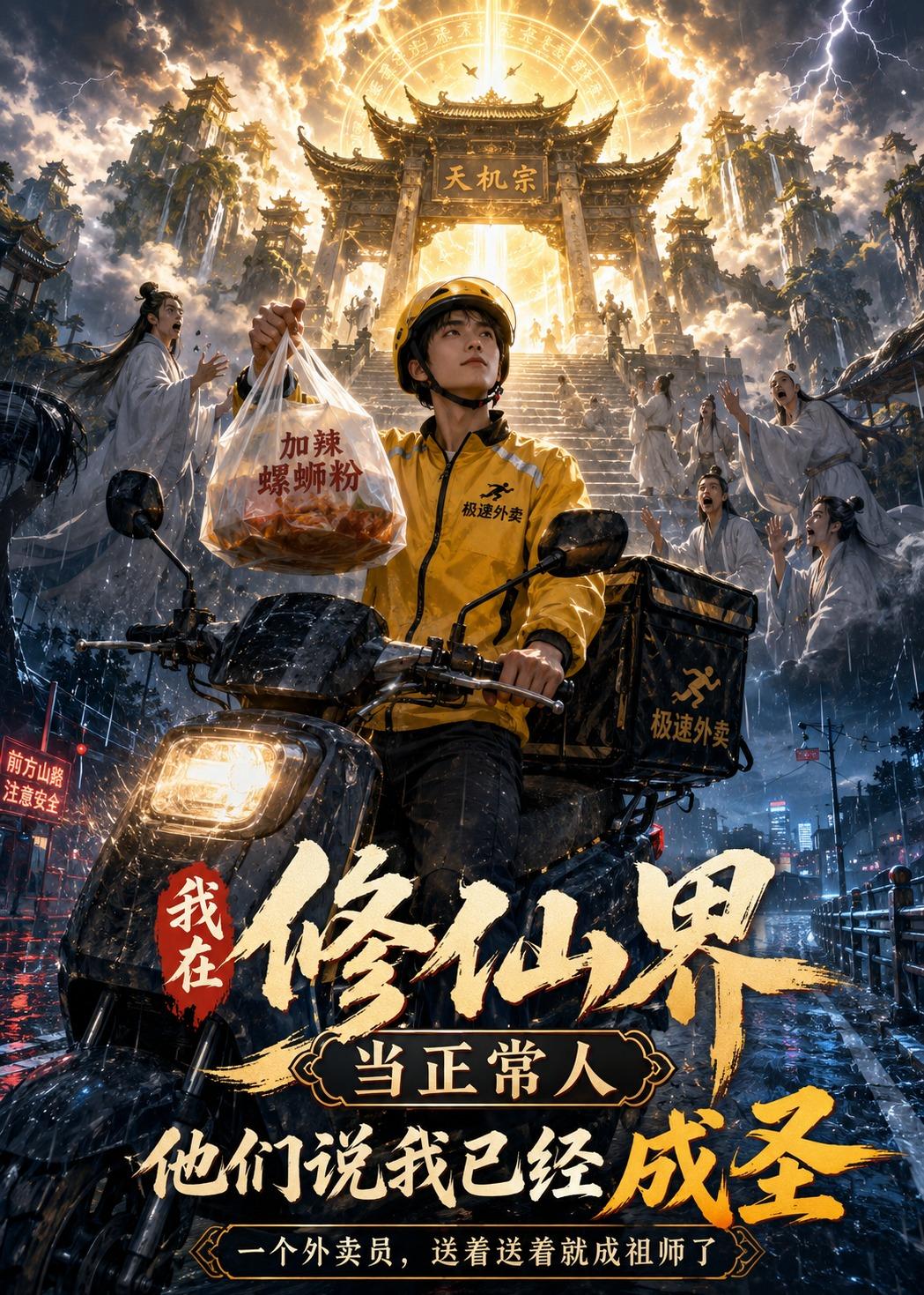我在修仙界当正常人，他们说我已经成圣 2026 动漫 海报