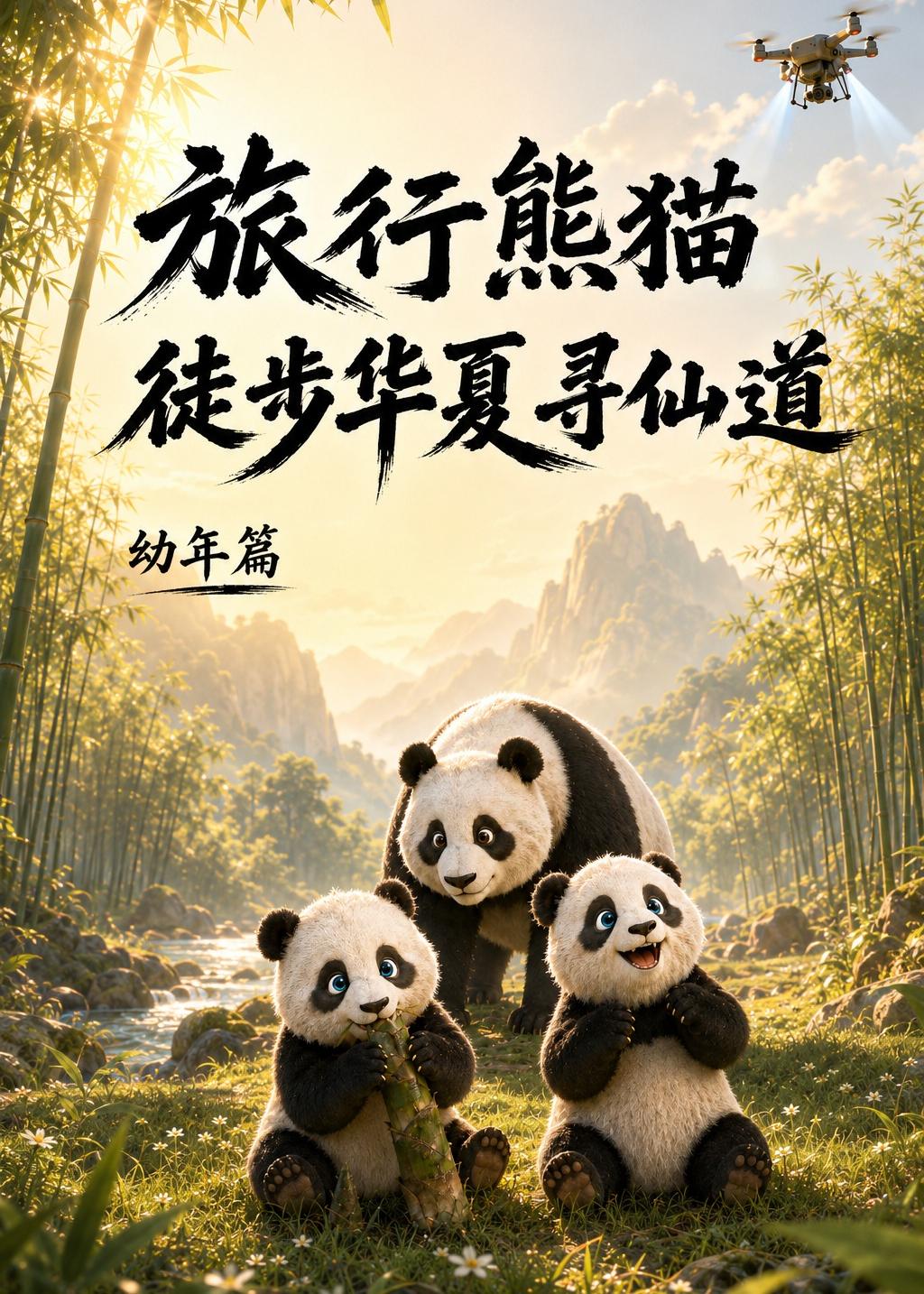 旅行熊猫:徒步华夏寻仙道 2026 动漫 海报
