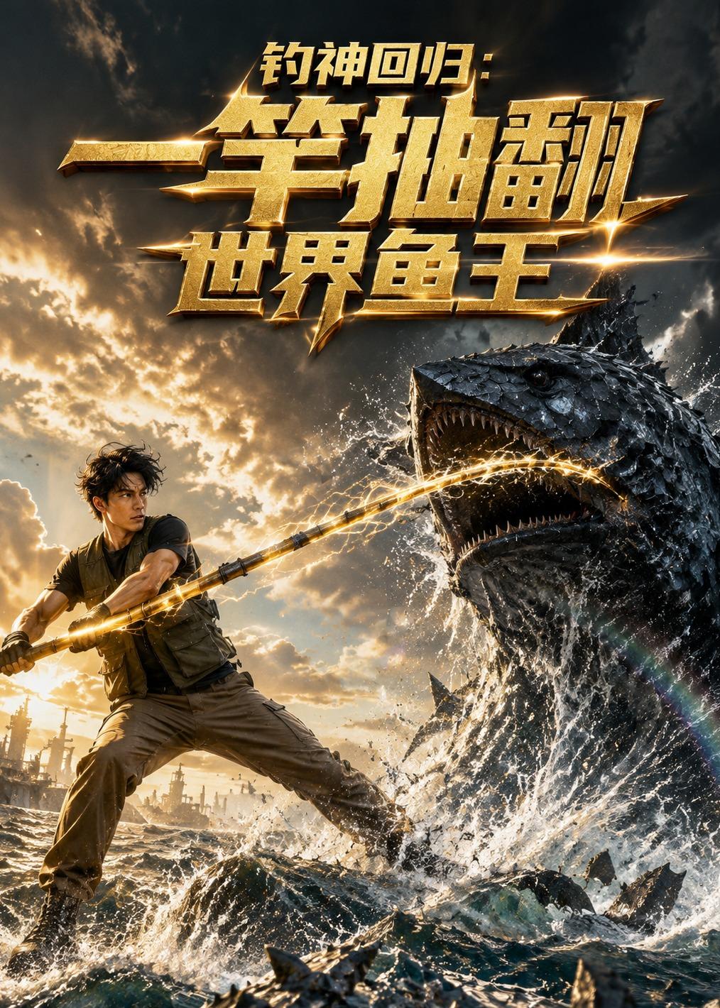 钓神回归：一杆抽翻世界鱼王 2026 动漫 海报