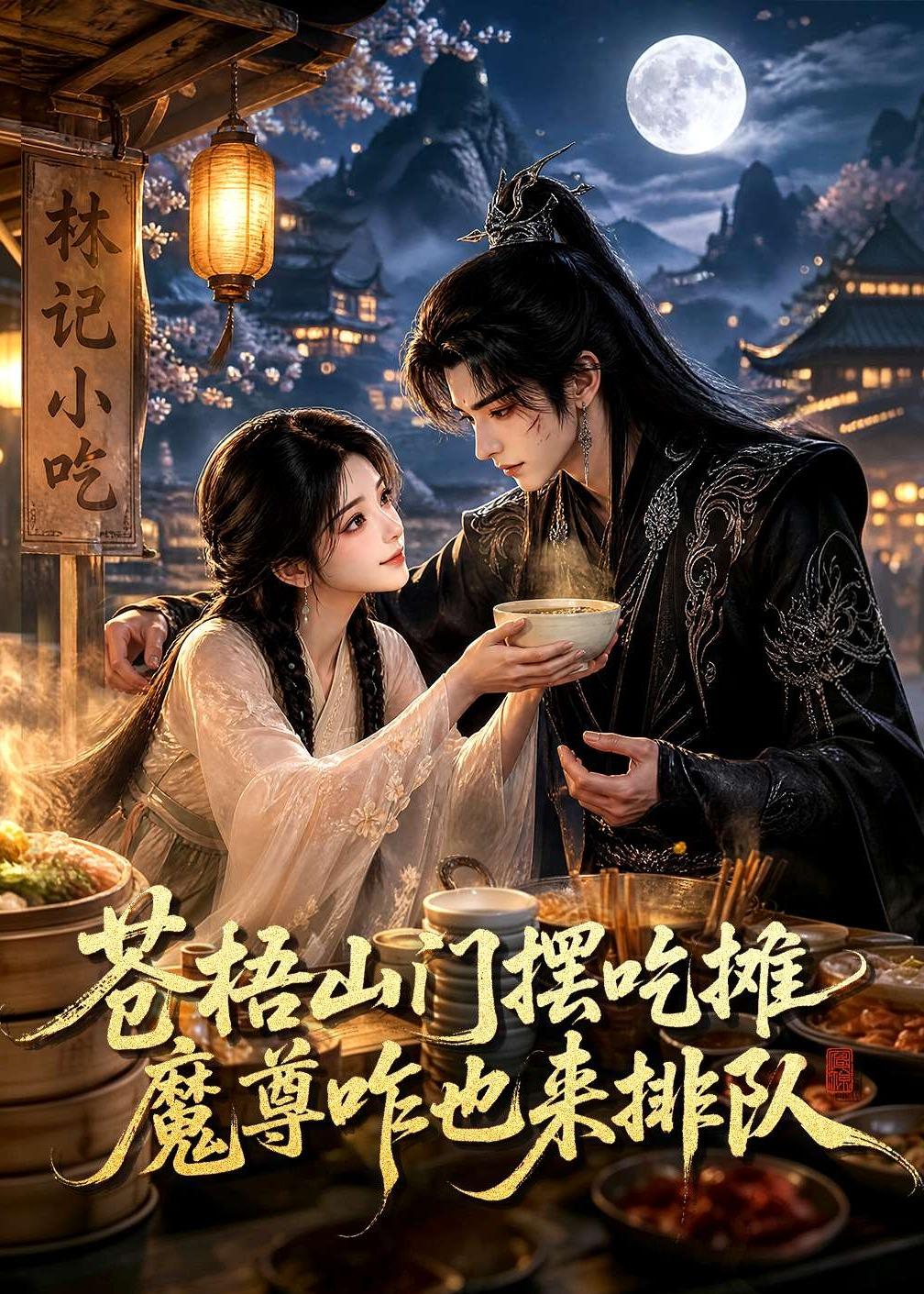 苍梧山门摆摊吃摊魔孽咋也来排队 2026 动漫 海报