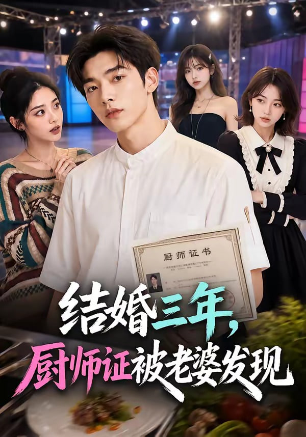 结婚三年，厨师证被老婆发现 2026 短剧 海报