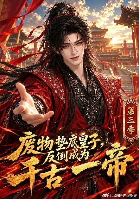 废物垫底皇子，反倒成为千古一帝第三季 2026 动漫 海报