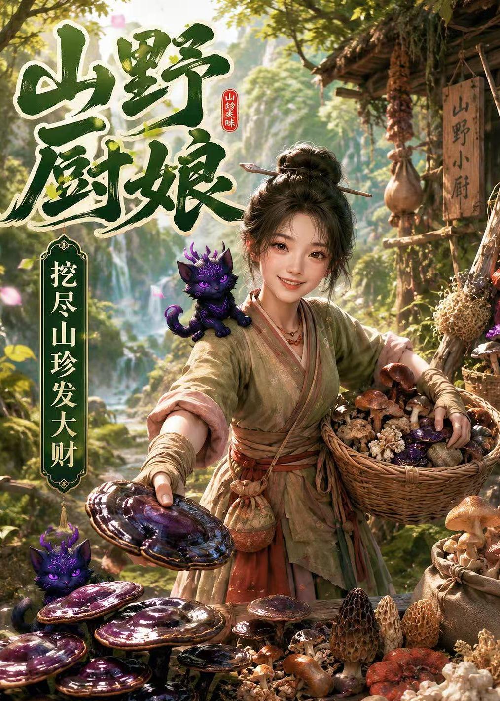 山野厨娘，挖尽山珍发大财 2026 动漫 海报