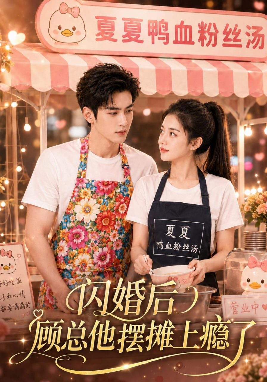 闪婚后，顾总他摆摊上瘾了 2026 短剧 海报