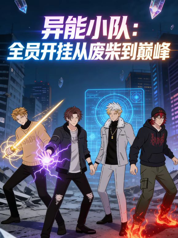 异能小队，全员开挂从废柴到巅峰动态漫画 2026 动漫 海报