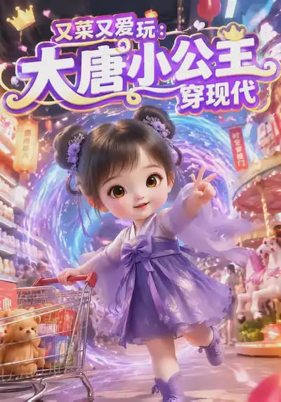 又菜又爱玩：大唐小公主穿现代 2026 短剧 海报