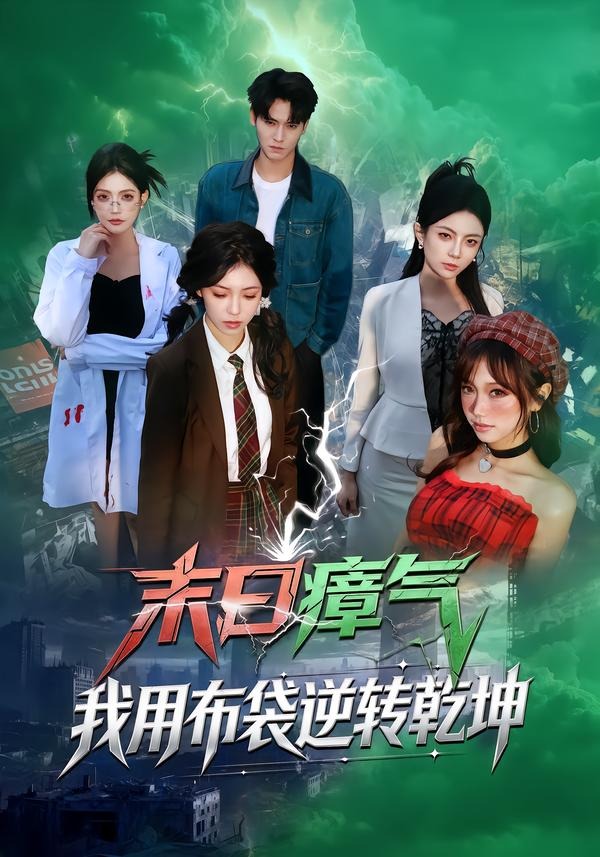 末日瘴气，我用布袋逆转乾坤 短剧 海报