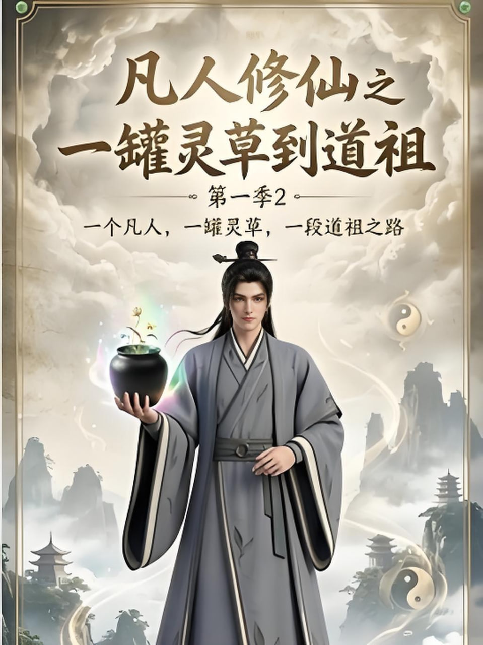 凡人修仙之一罐灵草到道祖第一季 2026 短剧 海报
