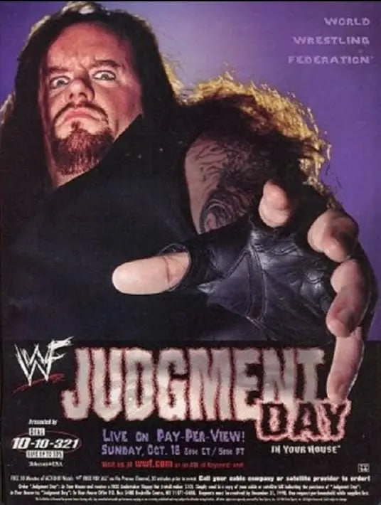 WWE审判日 1998 综艺 海报