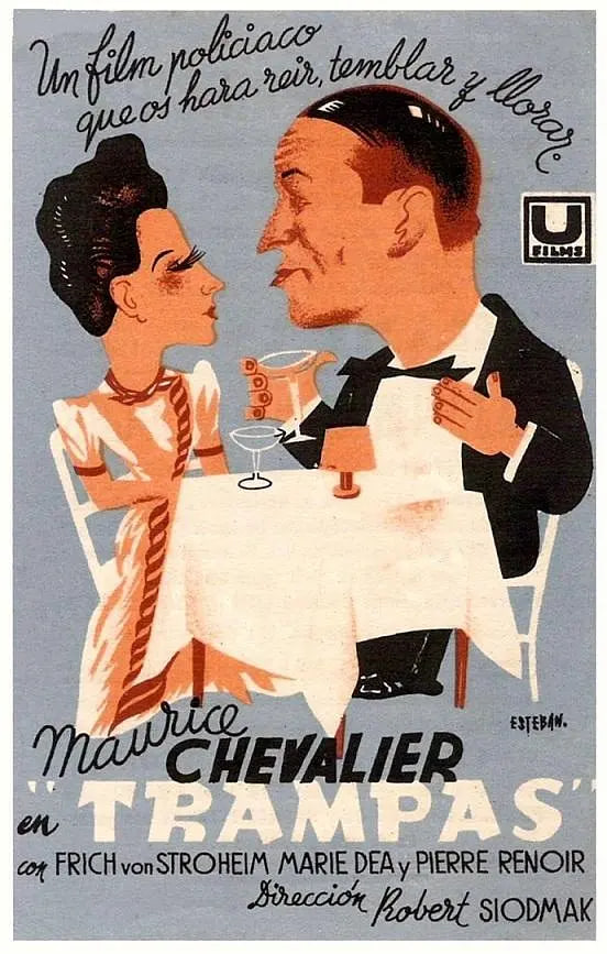 陷阱 Pièges 1939 电影 海报