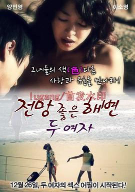 两个女人在有风景的海滩 2012 电影 海报