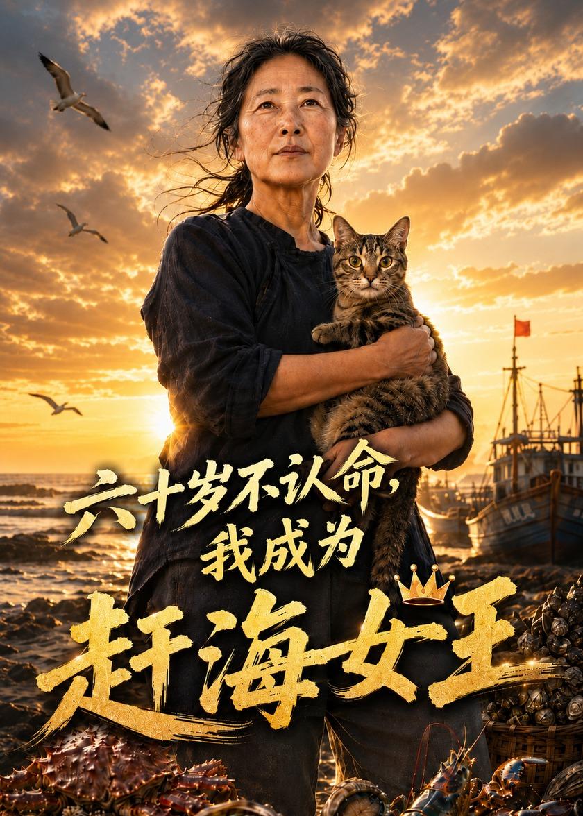 六十岁不认命，我成为赶海女王 2026 动漫 海报