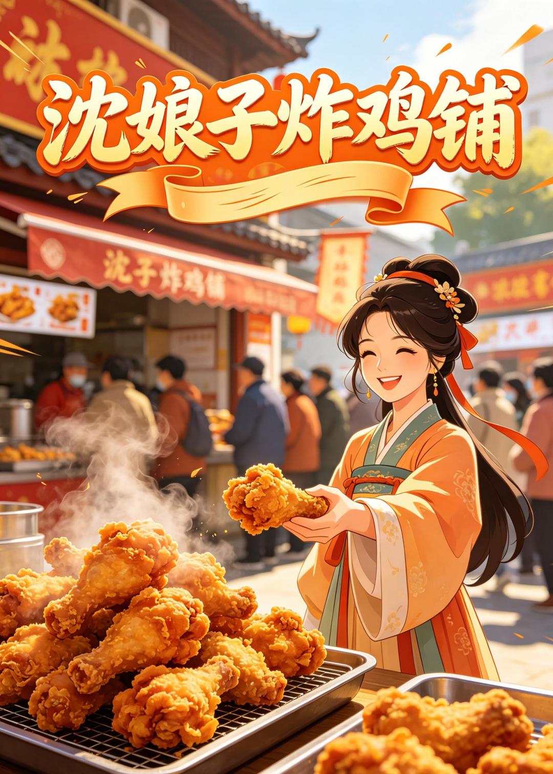 沈娘子炸鸡铺 2026 动漫 海报