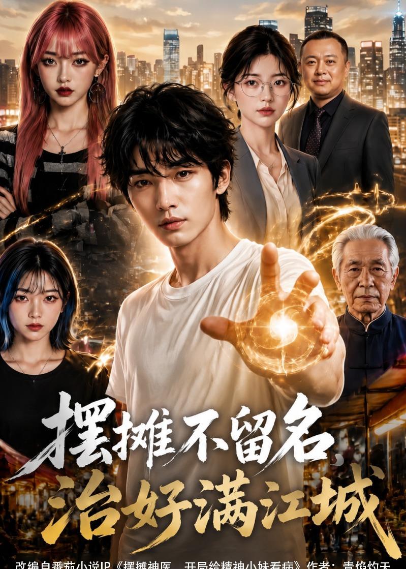 摆摊不留名，治好满江城 2026 动漫 海报