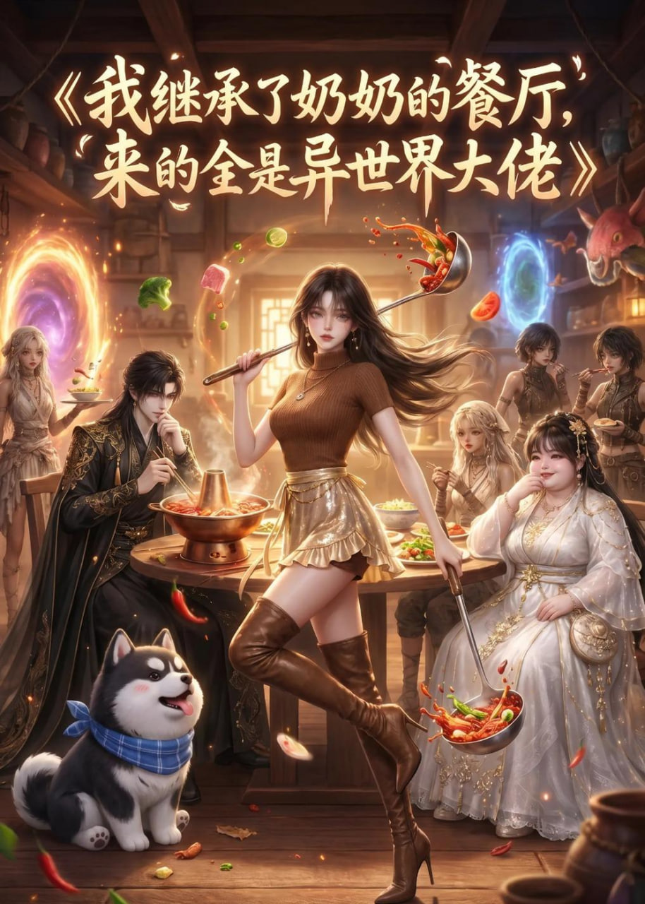 我继承了奶奶的餐厅，来的全是异世界大佬 2026 短剧 海报