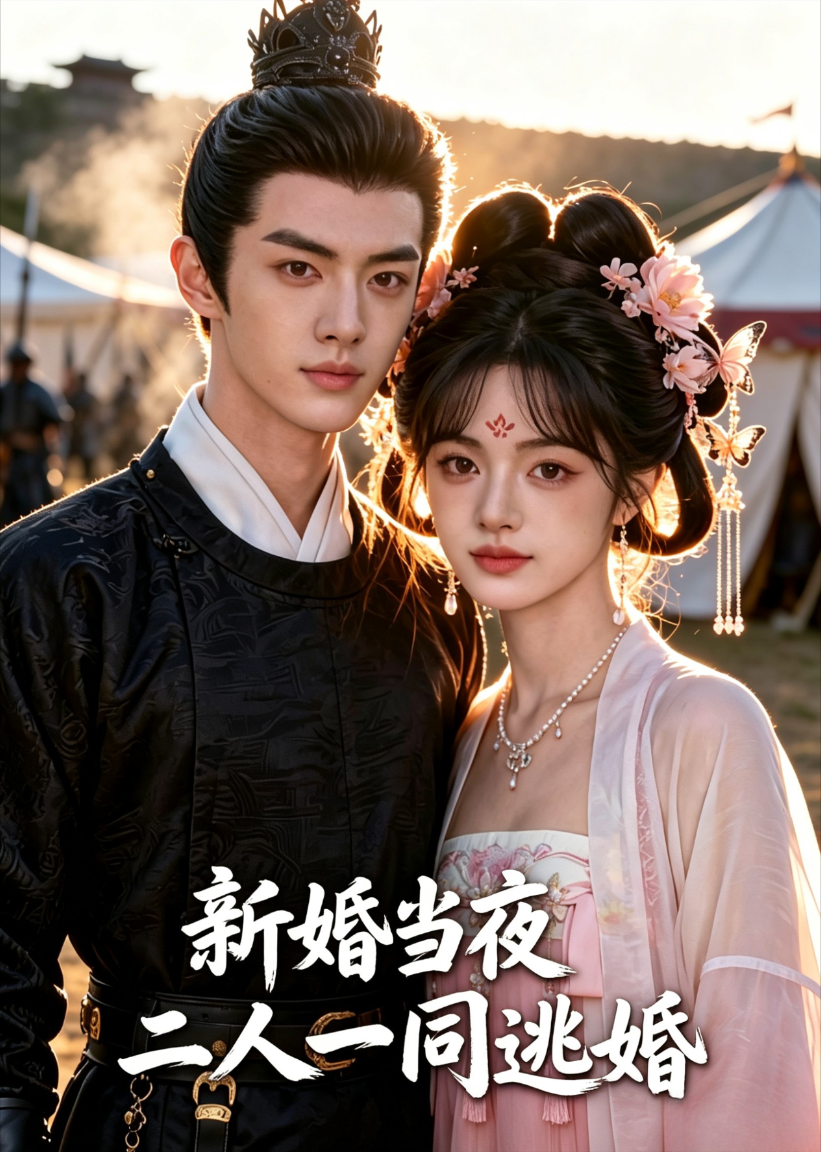 新婚当夜二人一同逃婚 2026 短剧 海报