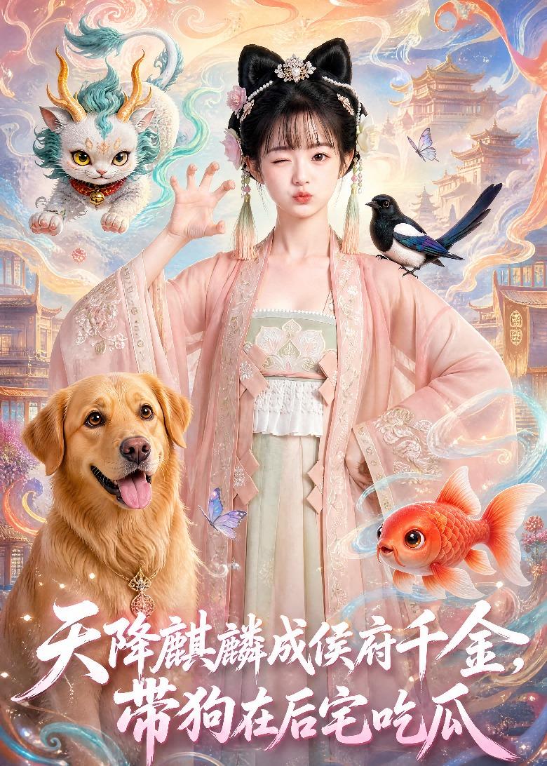 天降麒麟成侯府千金，带狗在后宅吃瓜 2026 动漫 海报