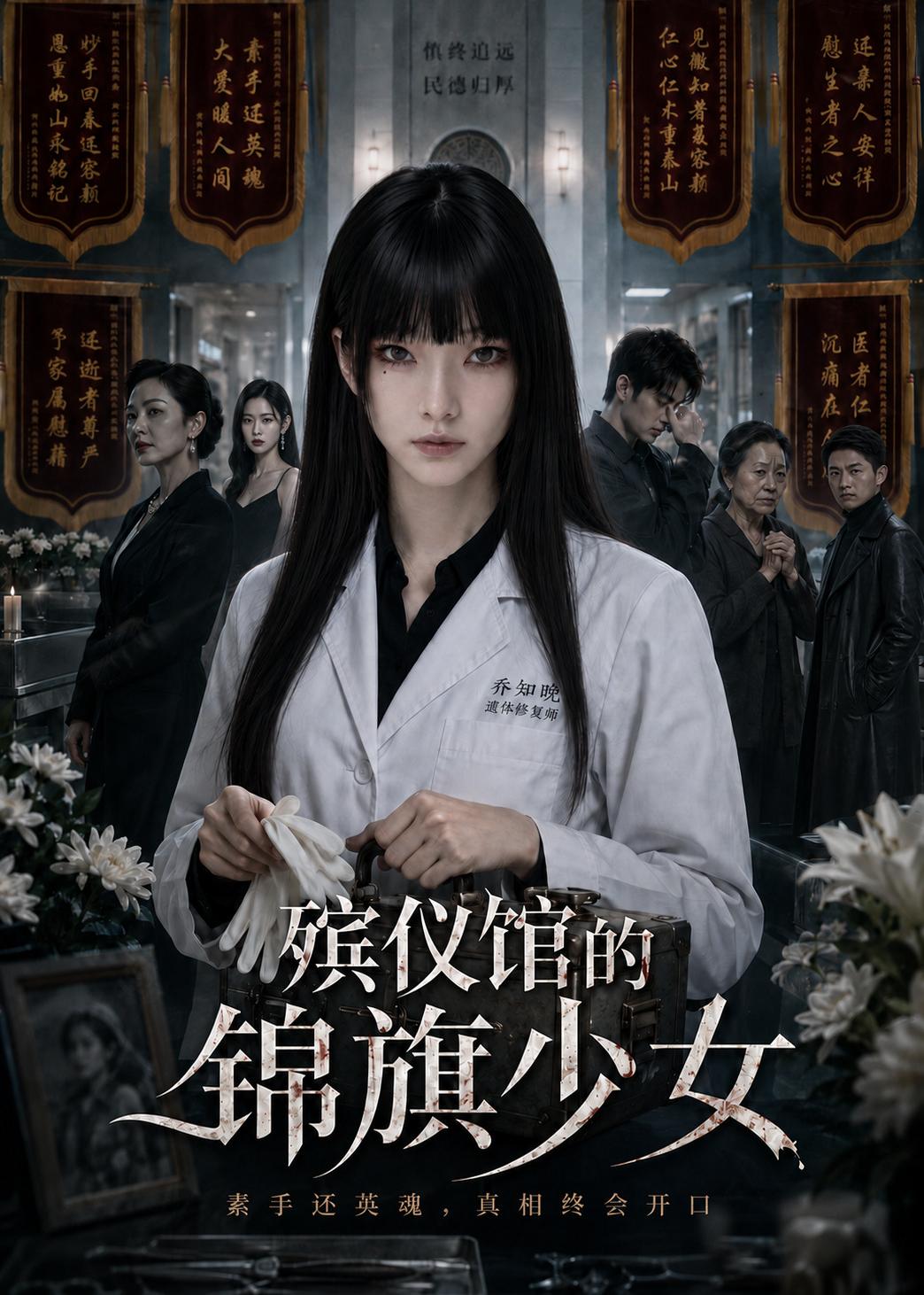 殡仪馆的锦旗少女 2026 短剧 海报
