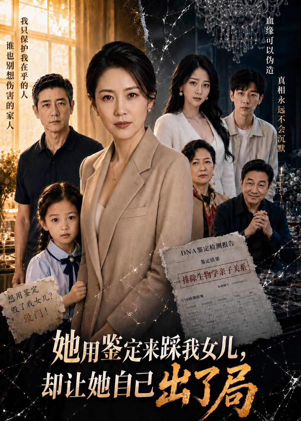 她用鉴定来踩我女儿,却让她自己出了局 2026 短剧 海报
