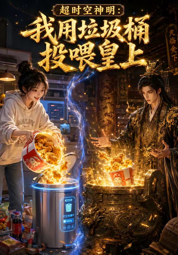 超时空神明我用垃圾桶投喂皇上 2026 动漫 海报