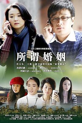 所谓婚姻 2008 电视剧 海报