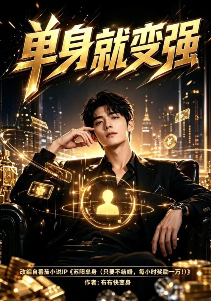 单身就变强 2026 短剧 海报