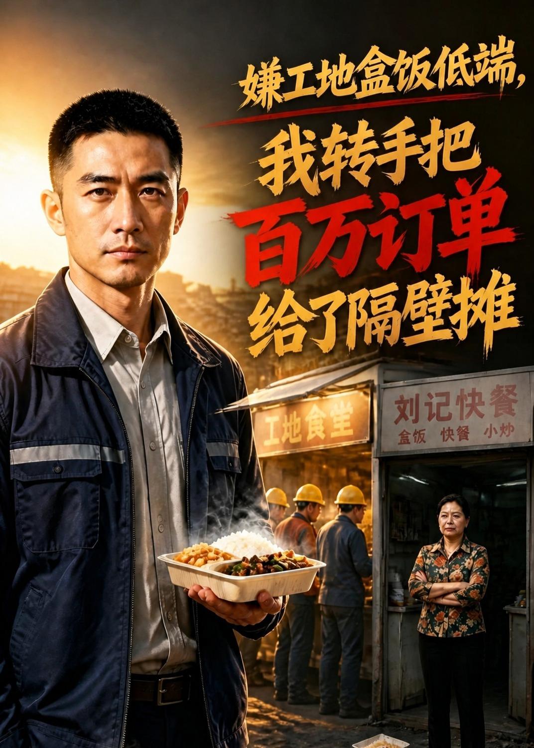 嫌工地盒饭低端?我转手把百万订单给隔壁摊 2026 动漫 海报