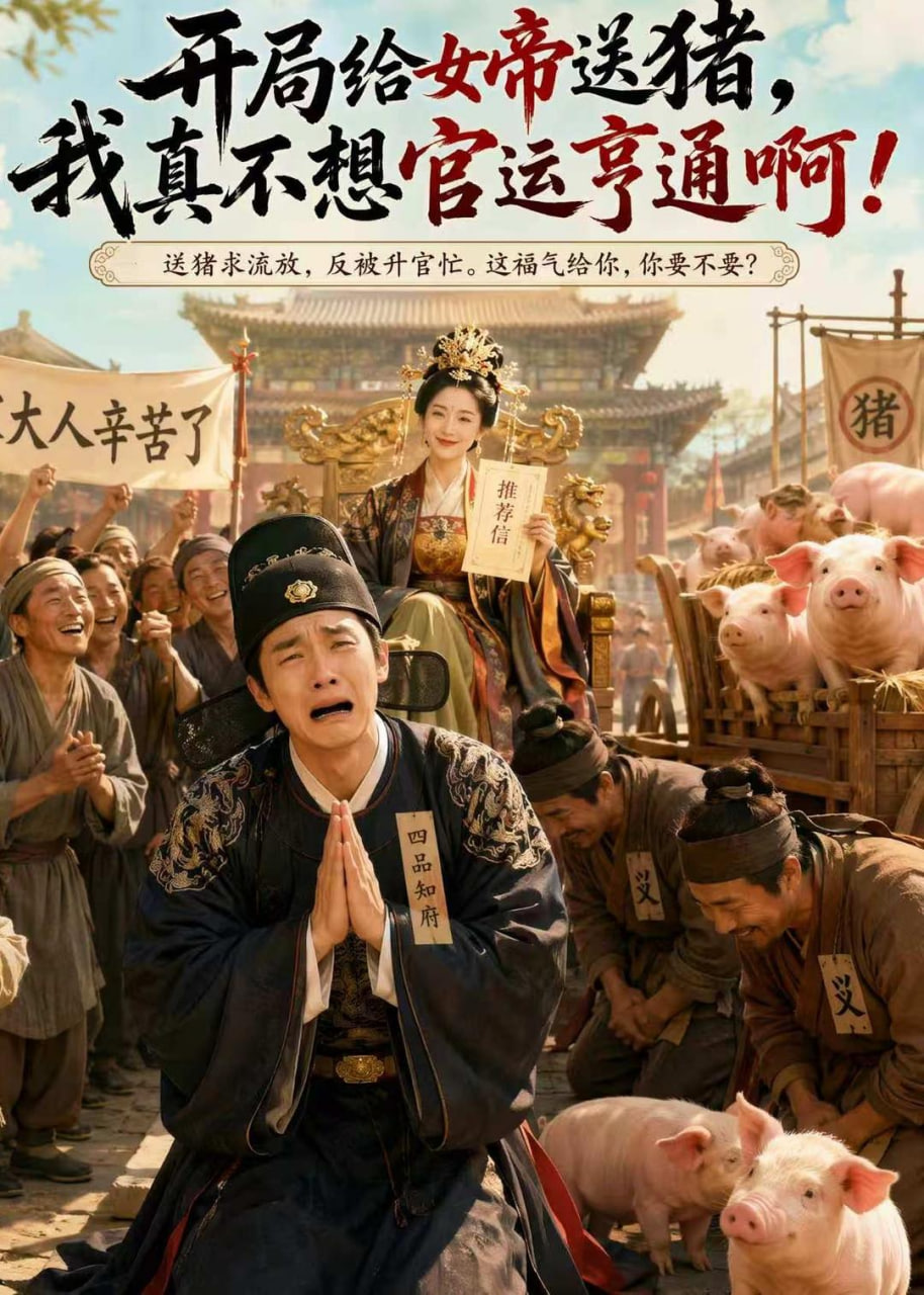开局给女帝送猪，我真不想官运亨通啊 2026 短剧 海报