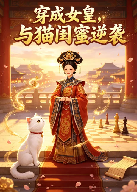 穿成女皇与猫闺蜜逆袭 2026 短剧 海报