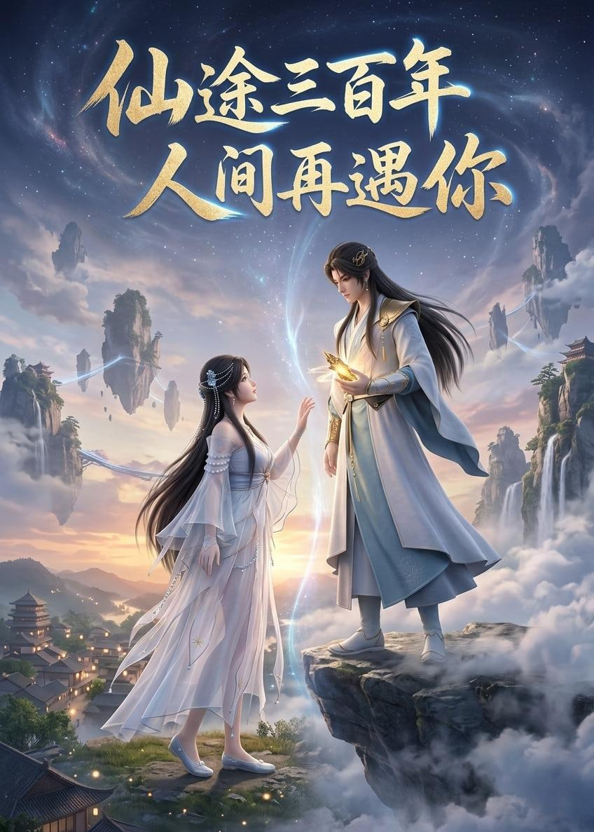 仙途三百年人间再遇你 2026 短剧 海报
