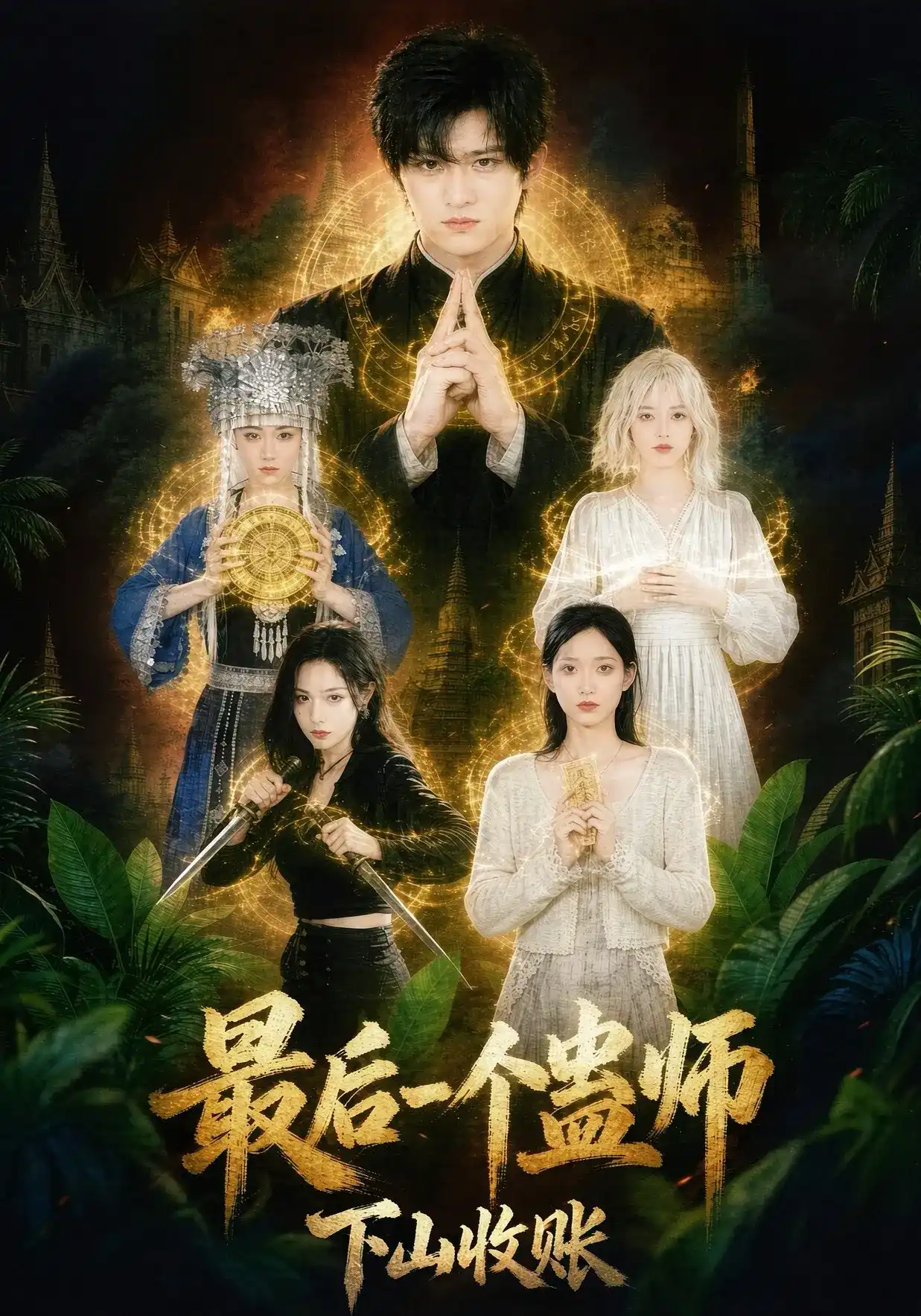 最后一个蛊师,下山收账 2026 短剧 海报
