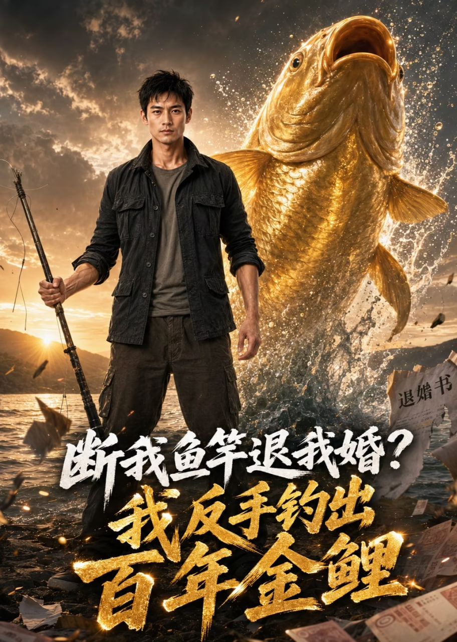断我鱼竿退我婚？我反手钓出百年金鲤 2026 短剧 海报