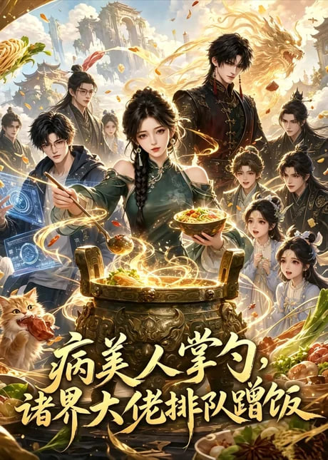 病美人掌勺：诸界大佬排队蹭饭 2026 短剧 海报