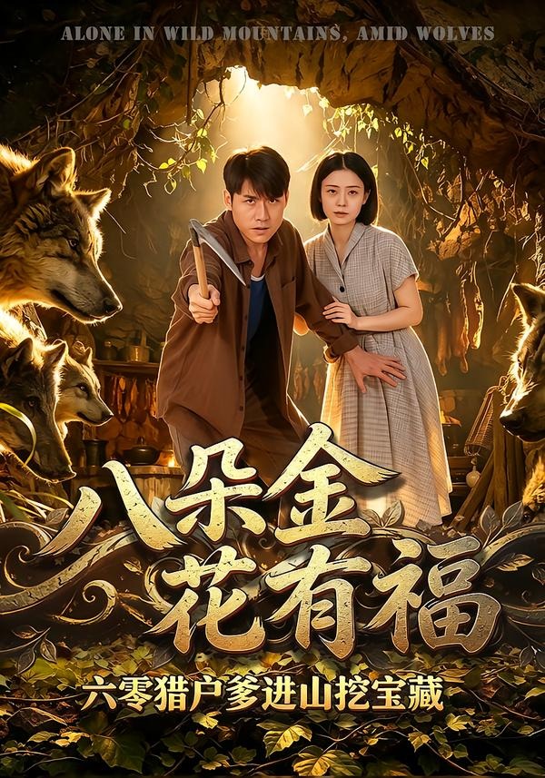 八朵金花有福，六零猎户爹进山挖宝藏 2026 短剧 海报