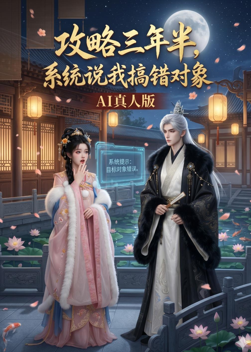 攻略三年半，系统说我搞错对象AI真人版 2026 动漫 海报