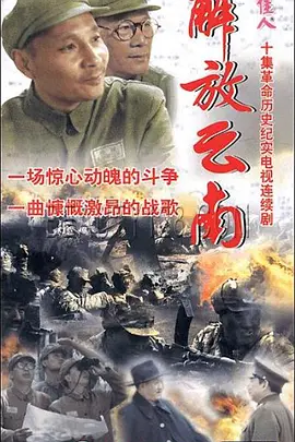 解放云南 1993 电视剧 海报